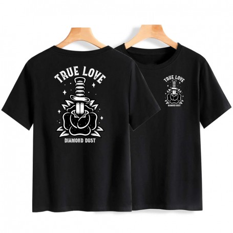 T-Shirt True Love Noir